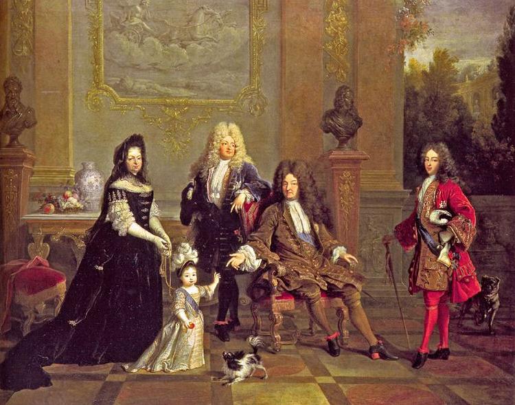 Nicolas de Largilliere Louis XIV and His Family China oil painting art